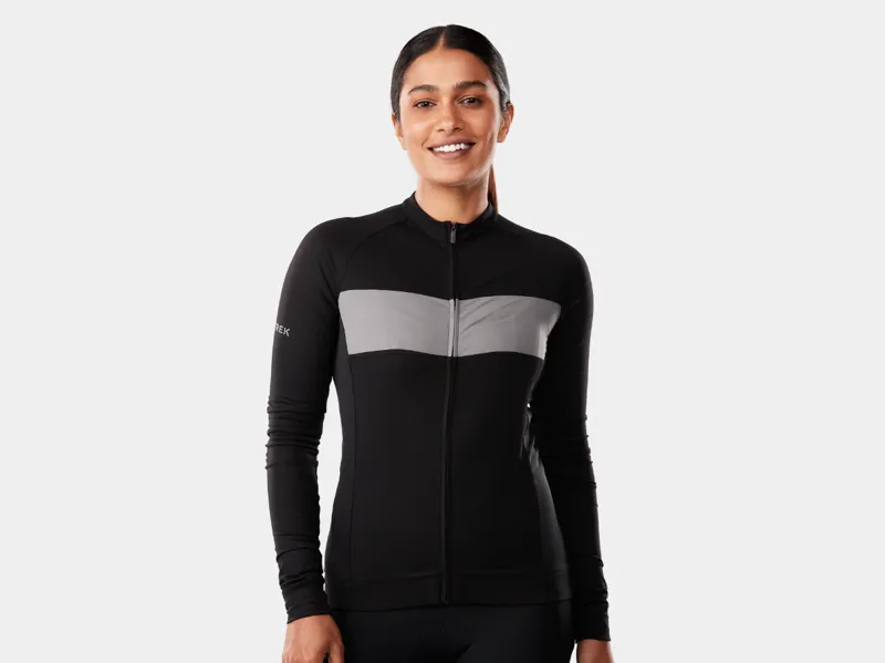 Trek Circuit Women's LTD Long Sleeve Cycling Jersey in Black